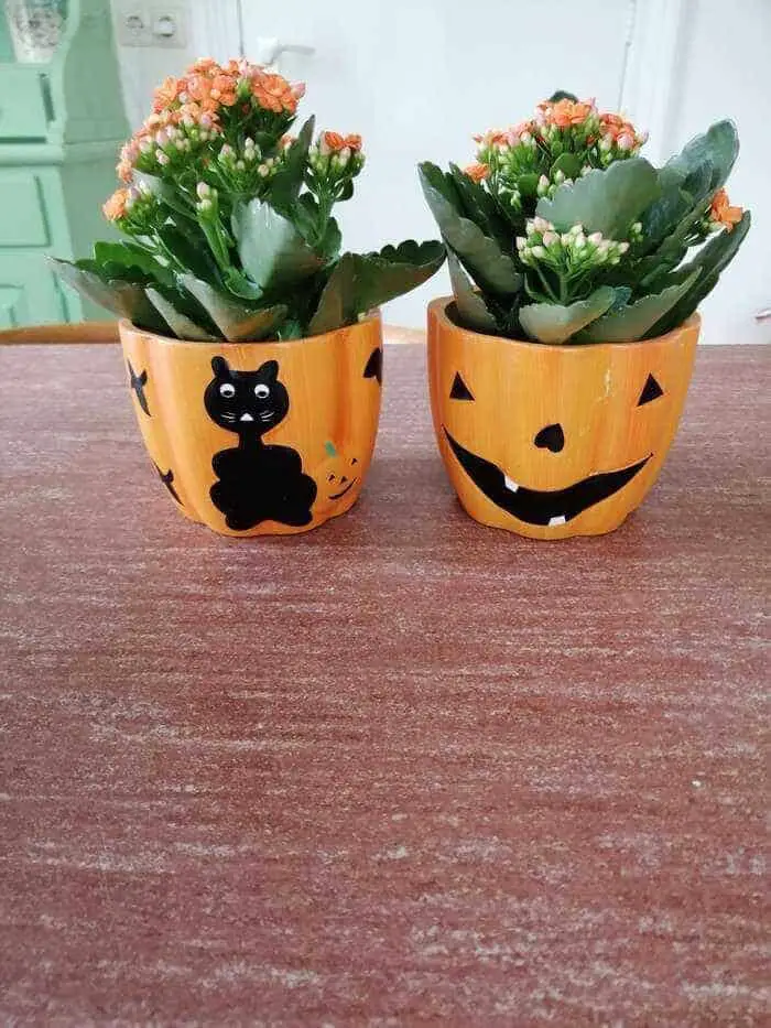 halloween bloempotjes