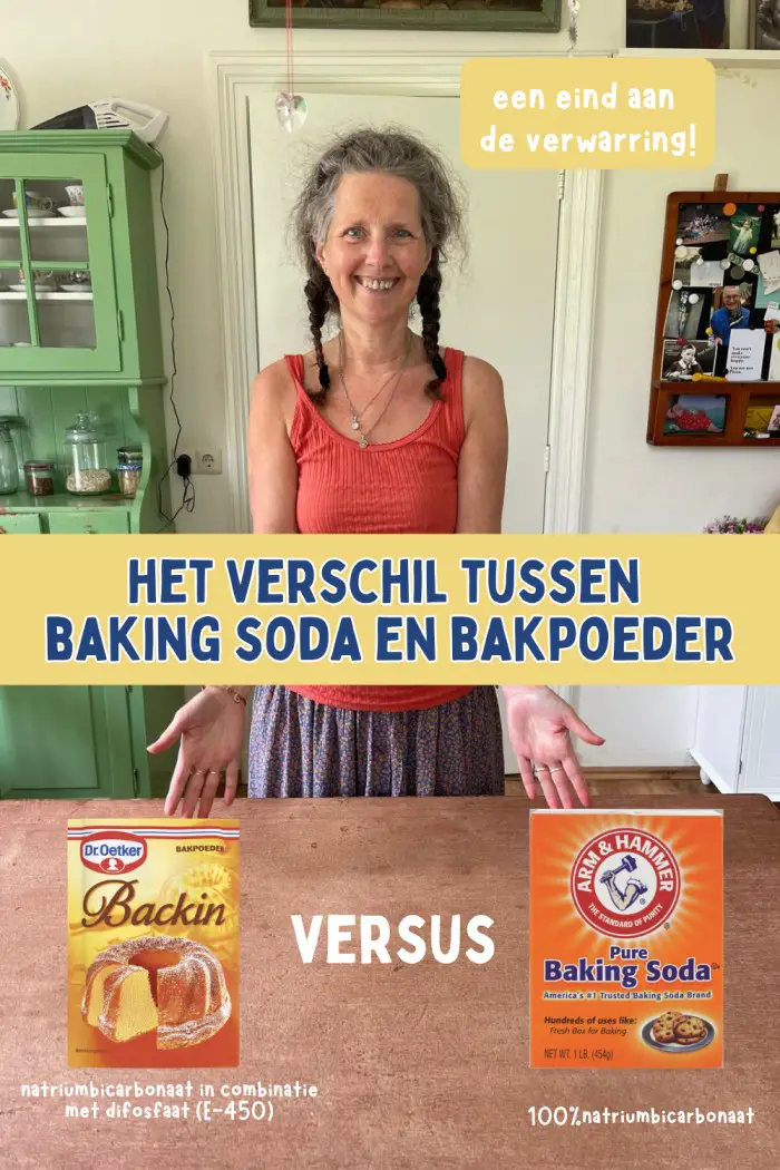 het verschil tussen baking soda en bakpoeder