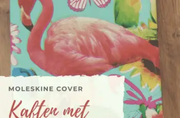 Kaften met tafelzeil: ik maakte een Moleskine cover