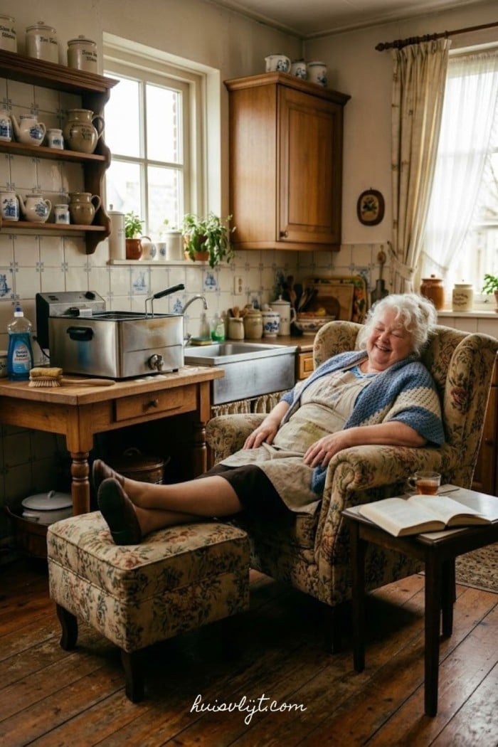 Oma weet raadt frituurpan schoonmaken