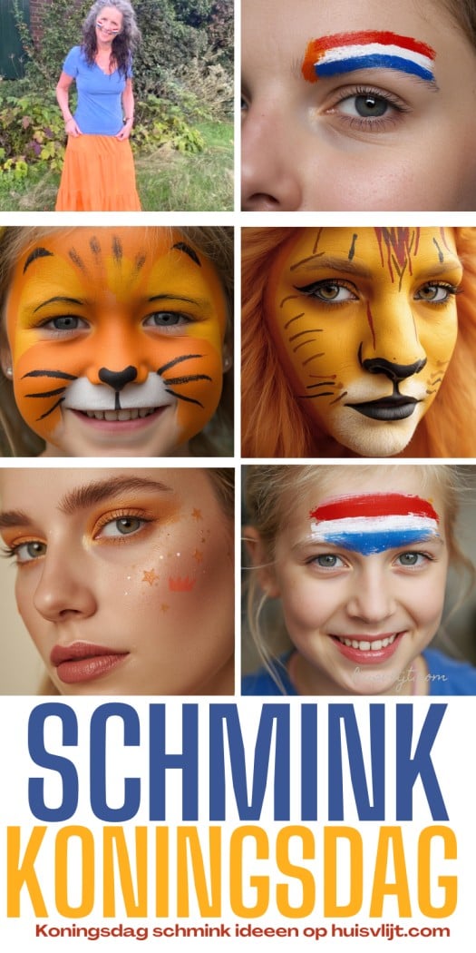 schmink koningsdag ideeen