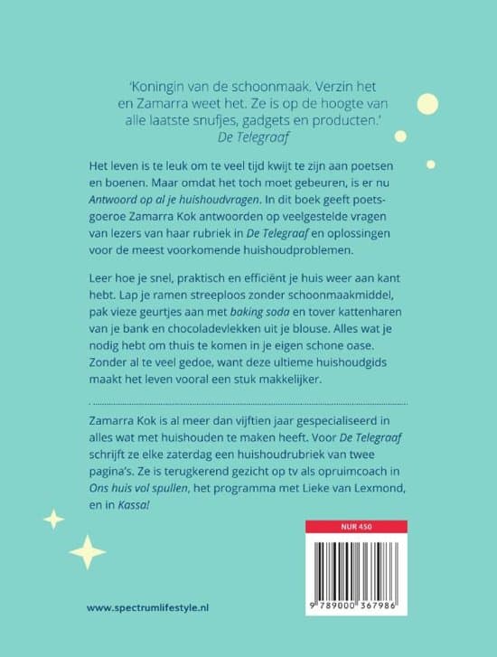 Huishouden: vragen, problemen en oplossingen van Zamarra Kok 3 9200000108382403