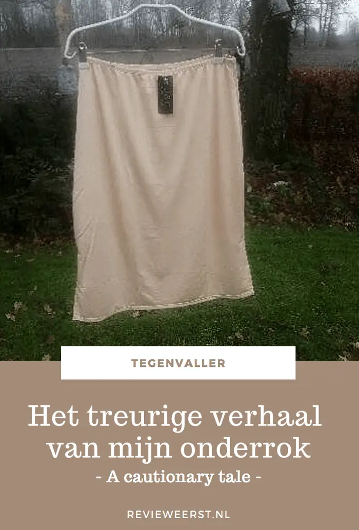 Onderrok tegenvaller