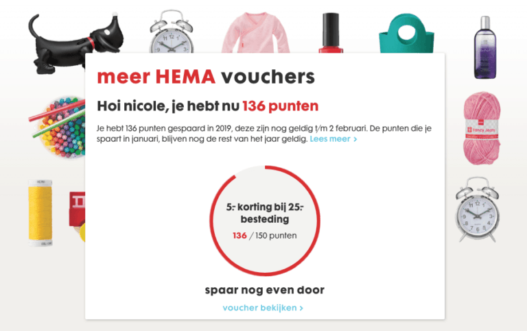 Hema punten: nog maar kort geldig! - Huisvlijt
