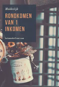 Rondkomen van 1 inkomen