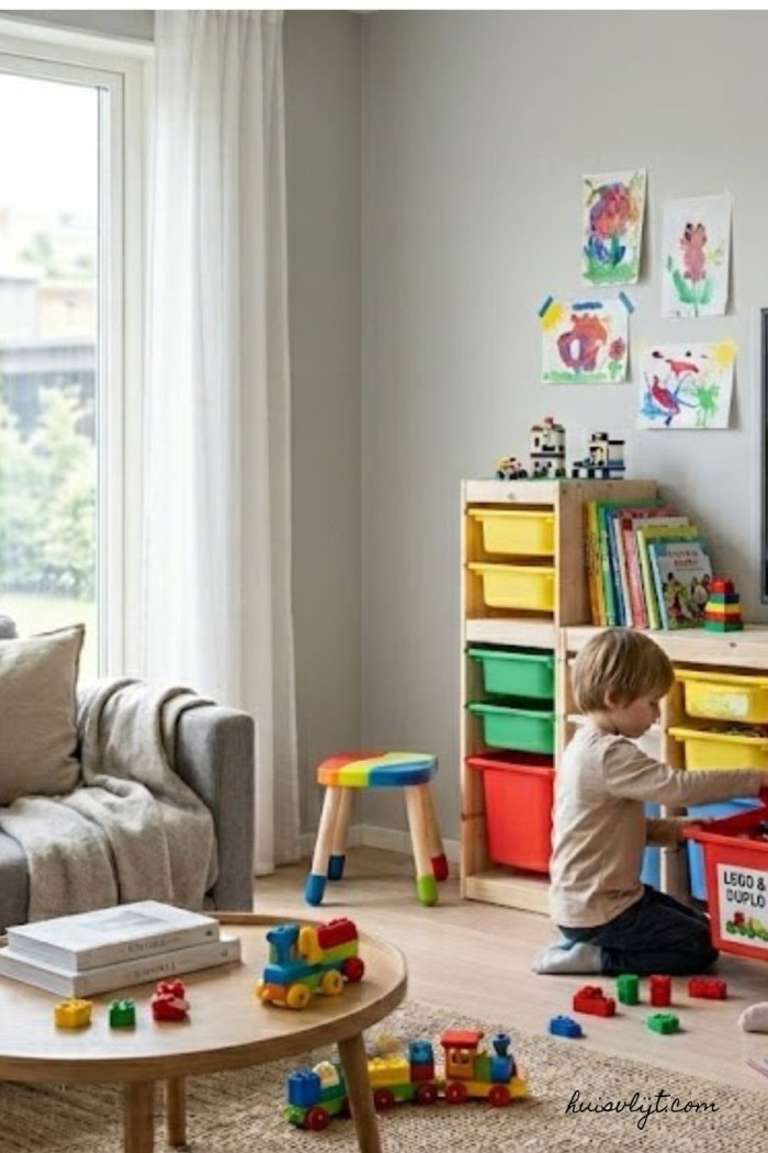 speelgoed opbergen woonkamer trofast