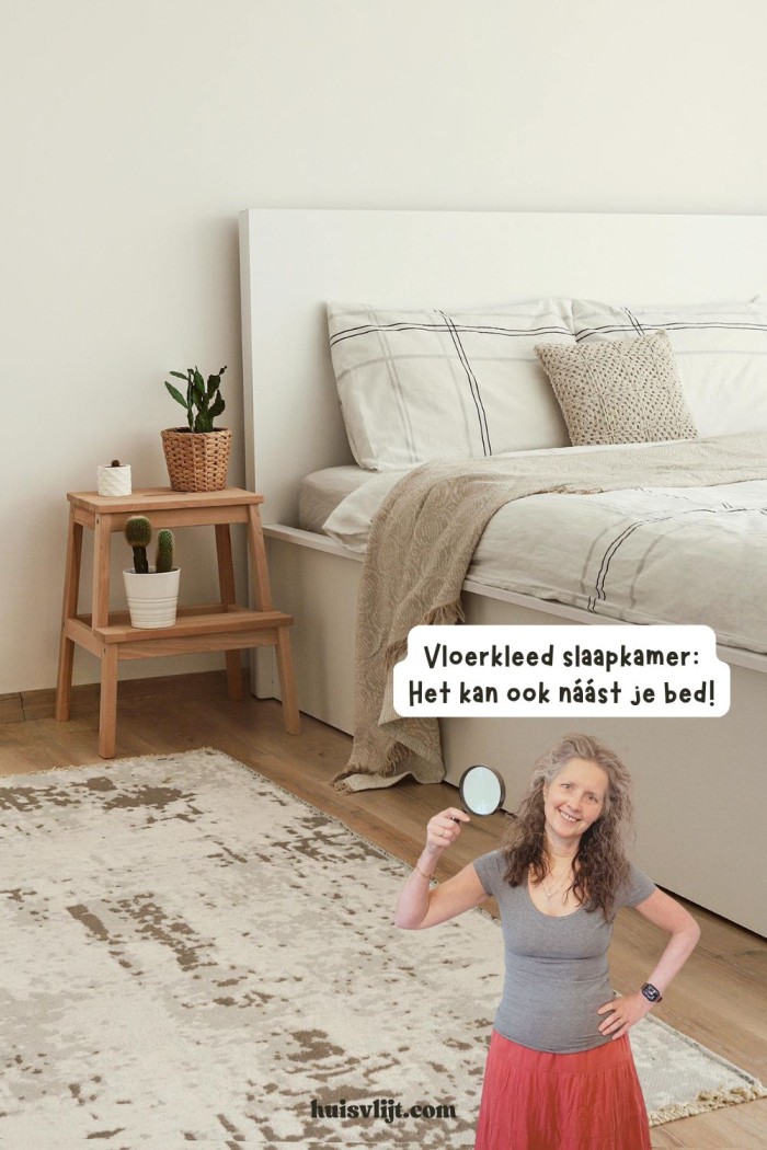 vloerkleed slaapkamer bed
