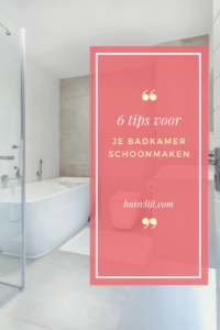 🧼 Badkamer schoonmaken: 6 tips voor een frisse en hygiënische badkamer