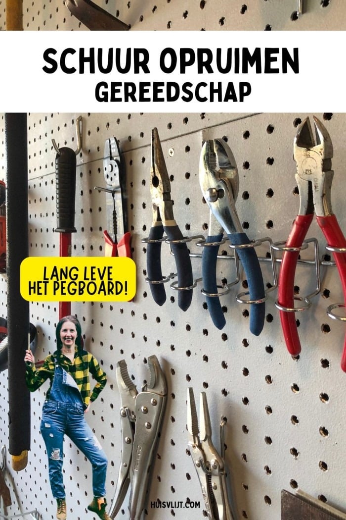 schuur opruimen gereedschap