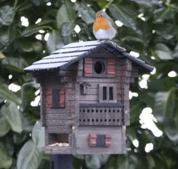 vogelhuisjes op paal