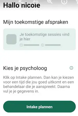 Online therapie