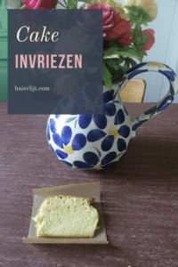 cake invriezen