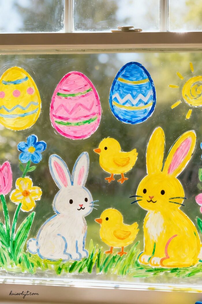 Raamtekeningen maken voor dummies! 5 raamtekeningen pasen ideeën