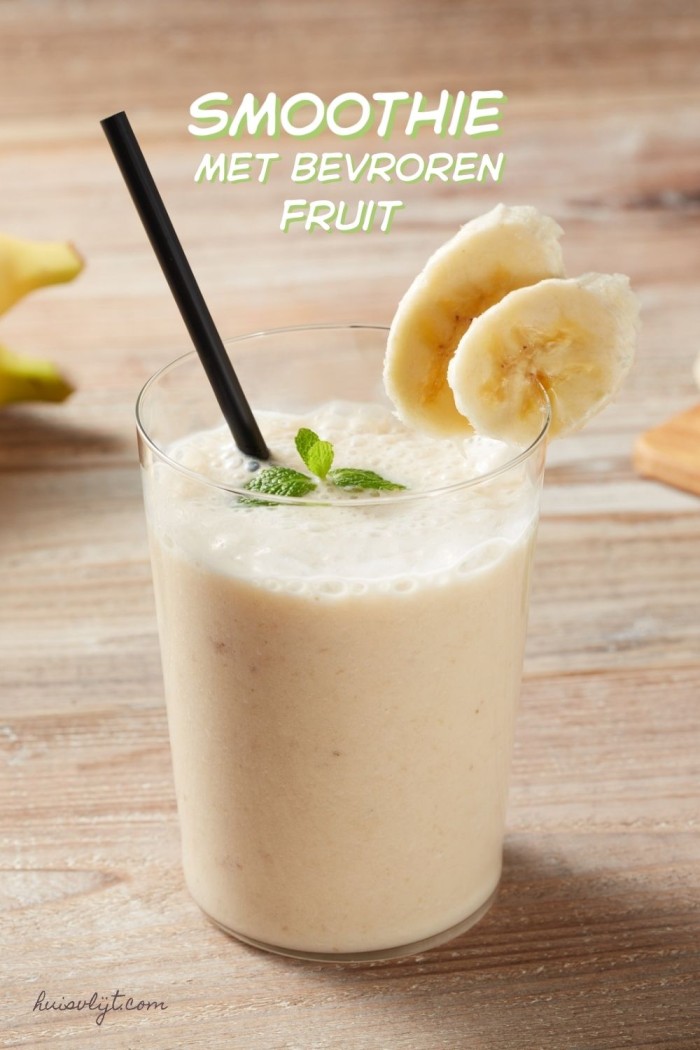 smoothie met bevroren fruit