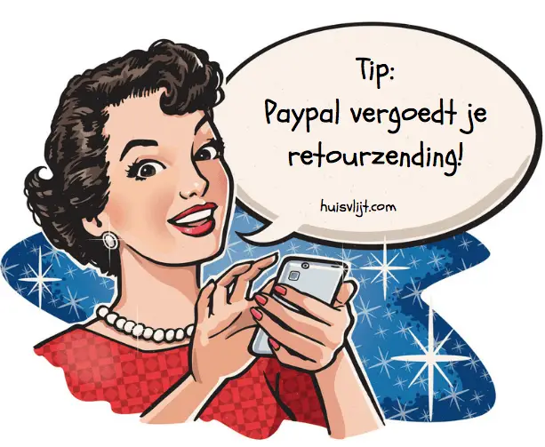 Tip: Paypal vergoedt je retourzending kosten