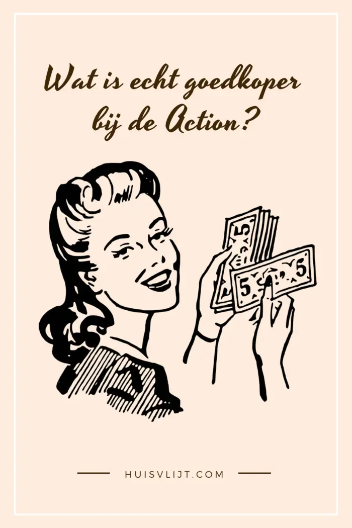 goedkoper bij de action