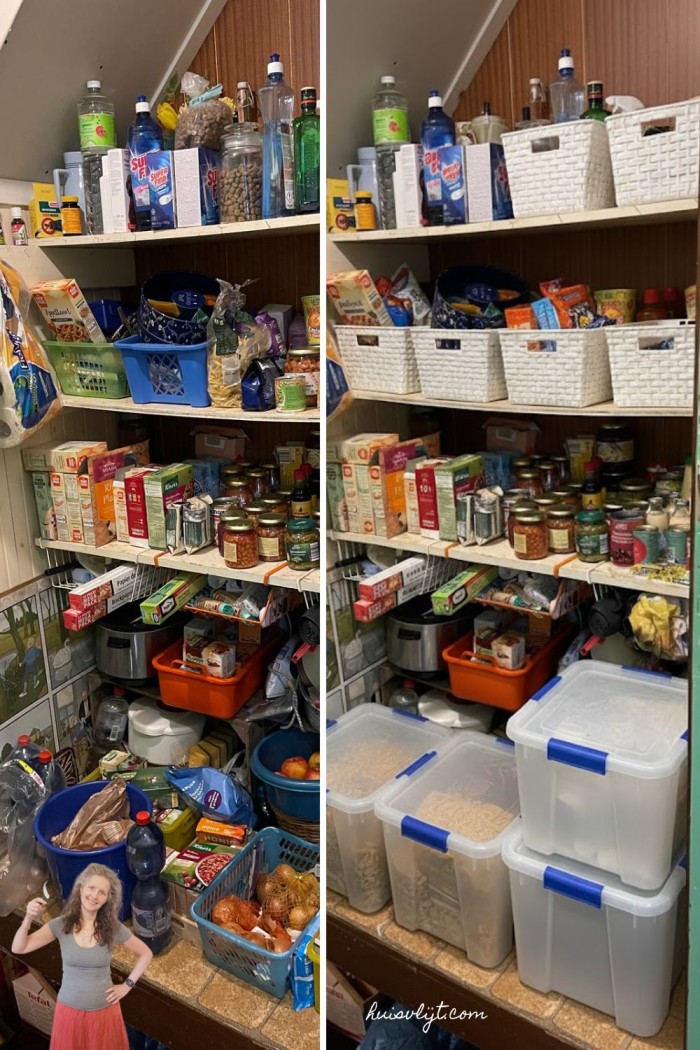 indeling voorraadkast