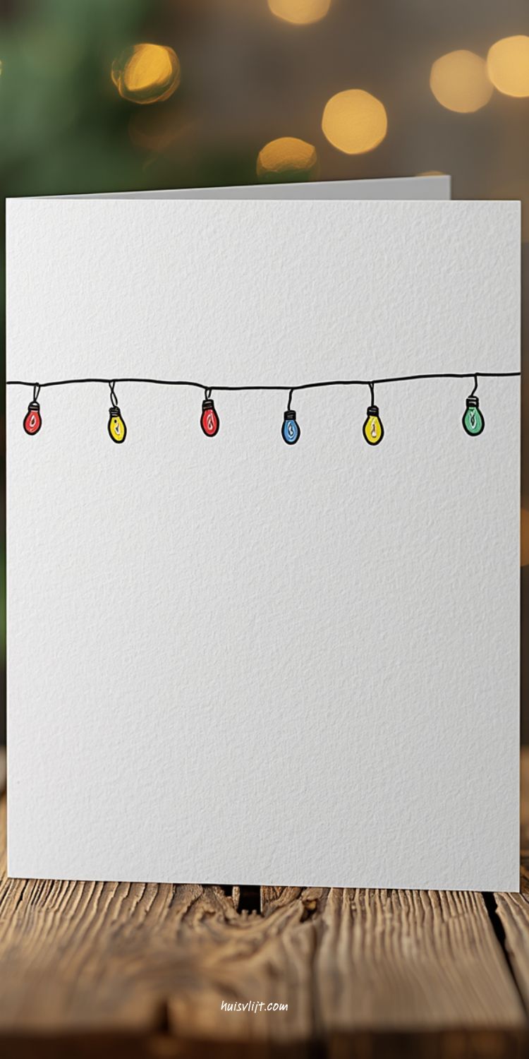 kerstkaarten simpel