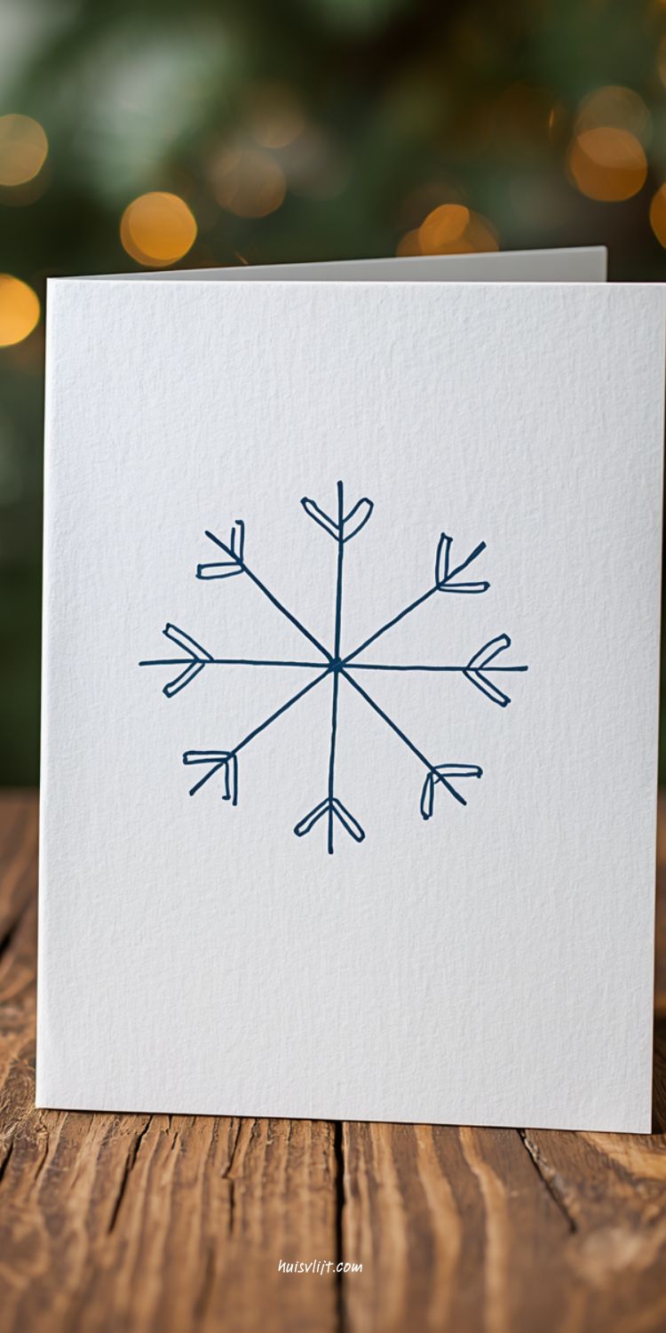 kerstkaarten tekenen