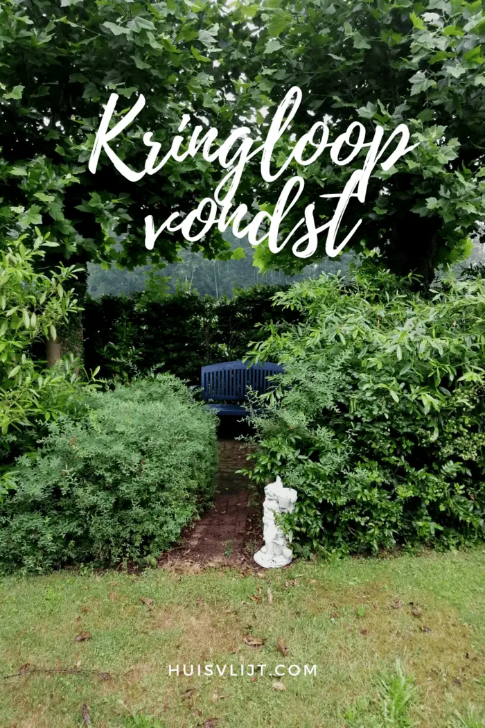 Kringloopvondst: tuinbankje