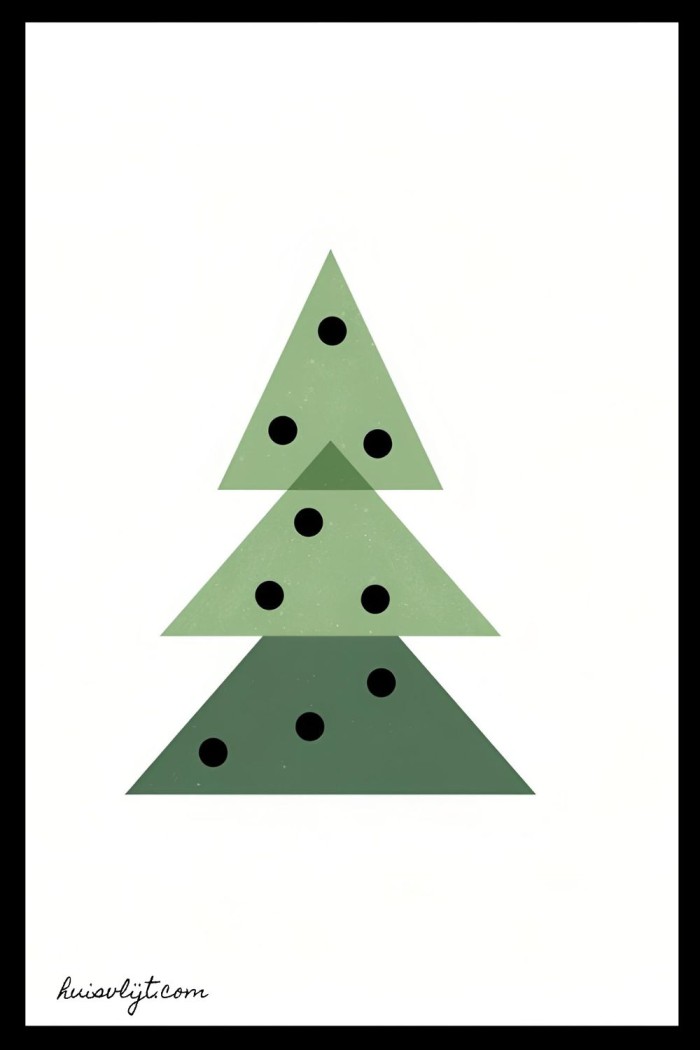 simpel kerstkaartje maken