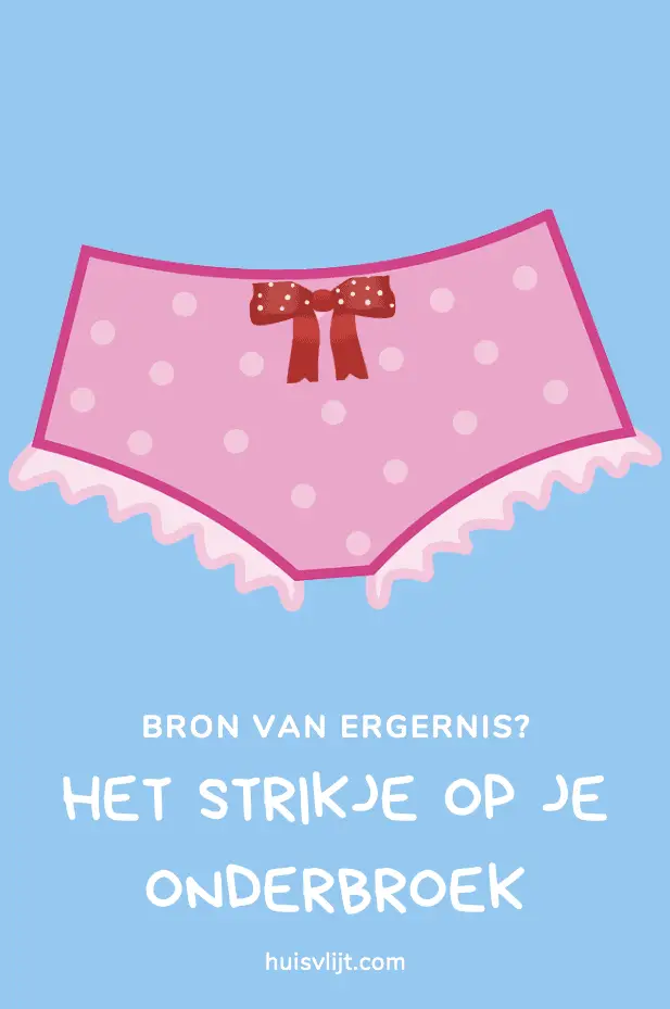 strikje op je onderbroek