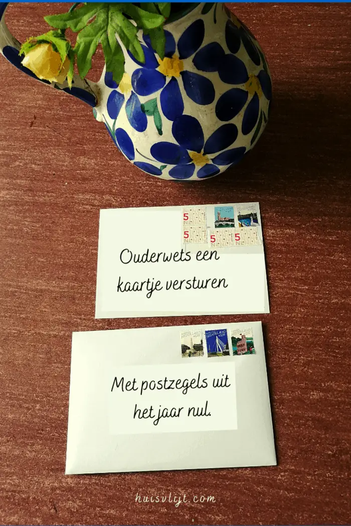 Kaartje versturen op de ouderwetse manier 3 Kaartje versturen op de ouderwetse manier
