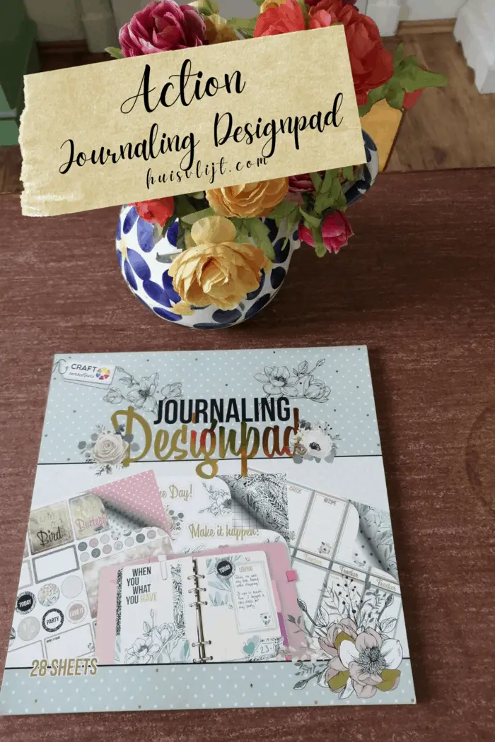 Action bullet journal accessoires: Journaling Designpad