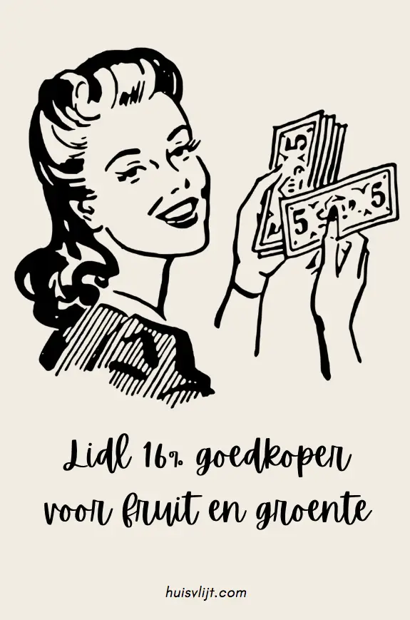 Lidl 16% goedkoper voor fruit en groente