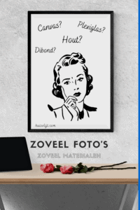 Foto op canvas
