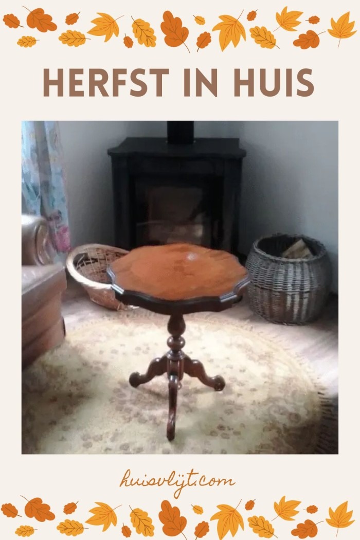 herfst in huis