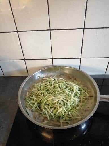 Courgette spaghetti