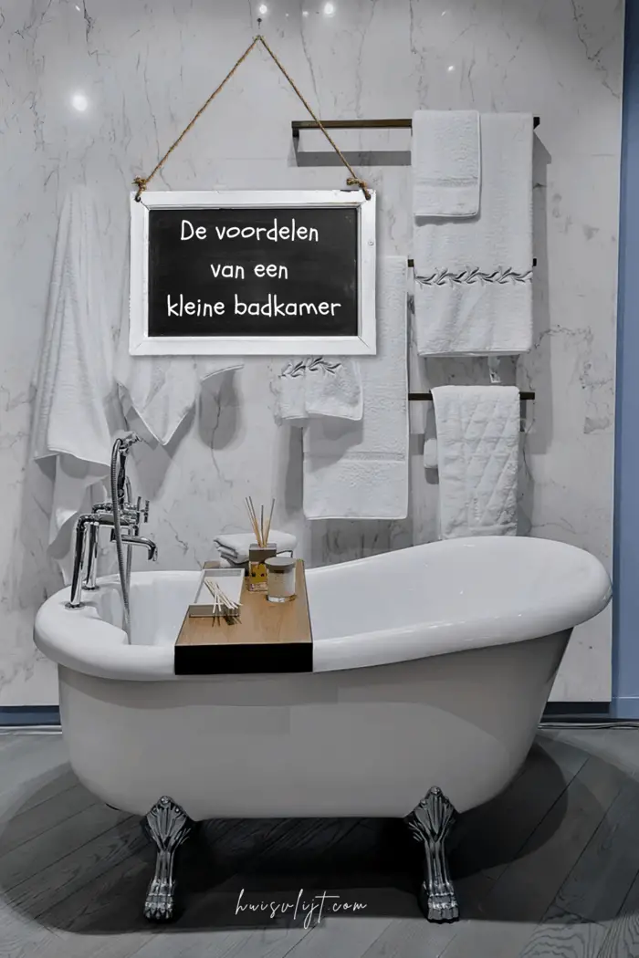 De voordelen van een kleine badkamer