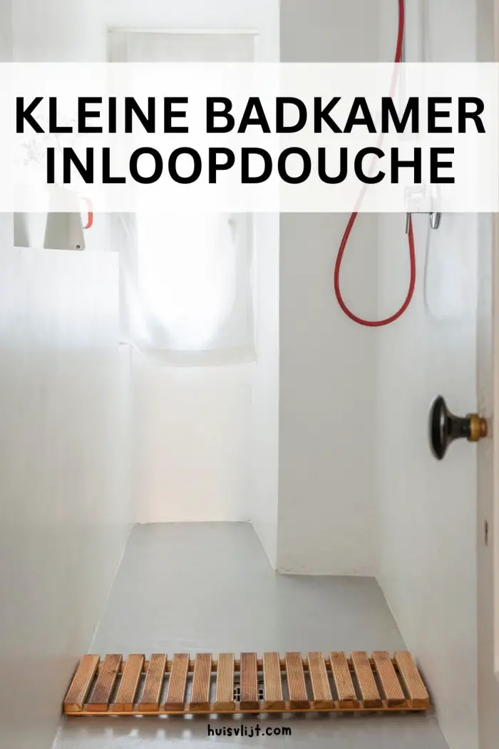 kleine badkamer inloopdouche