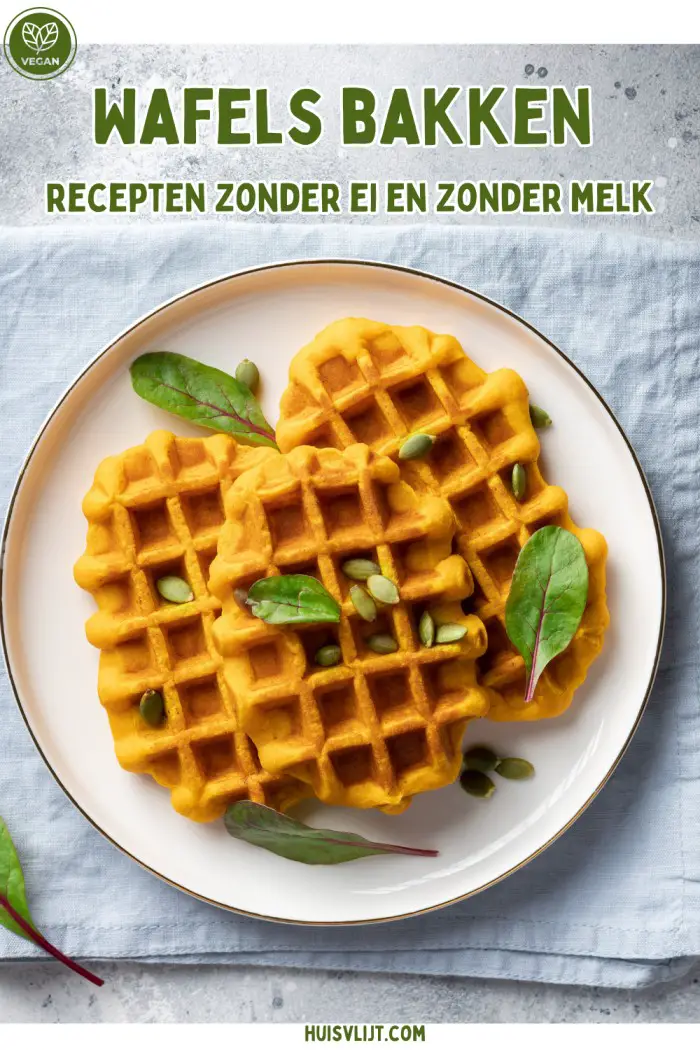 wafels bakken recepten zonder ei