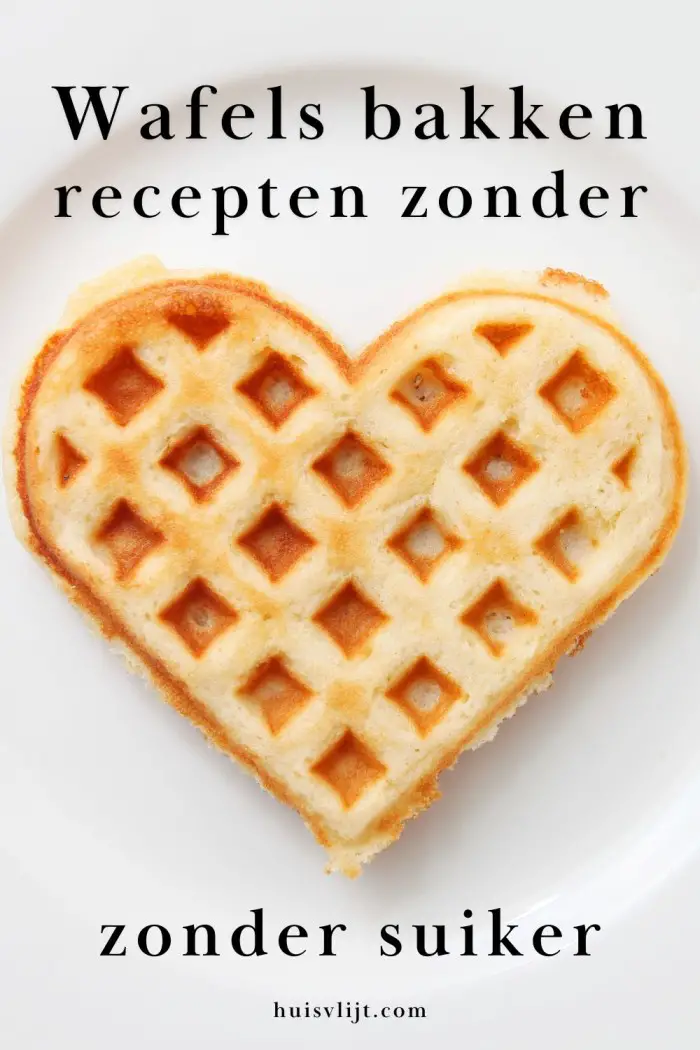 wafels bakken recepten zonder suiker