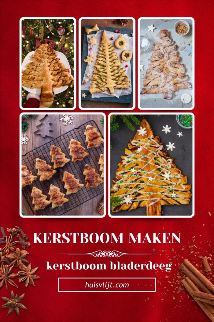 kerstboom bladerdeeg ideeen