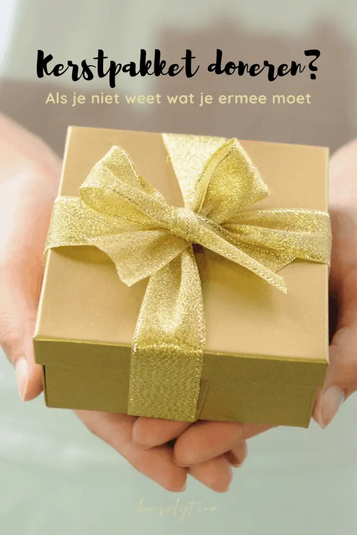 Kerstpakket doneren (als je niet weet wat je ermee moet)