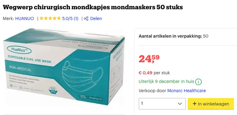 medische mondkapjes kopen