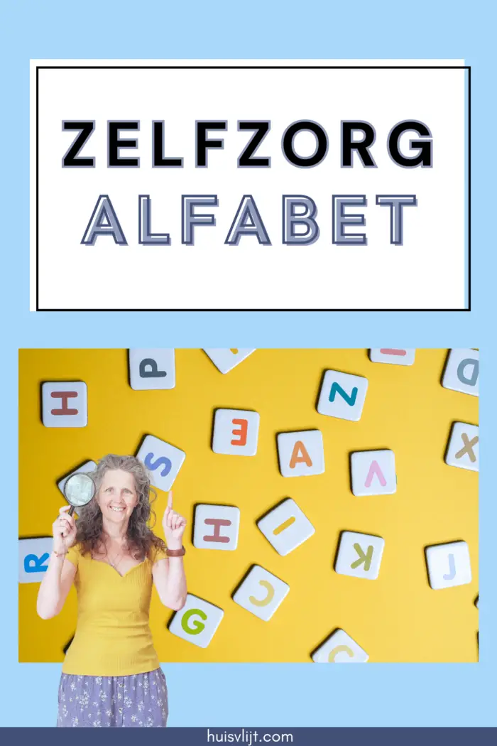 zelfzorg alfabet