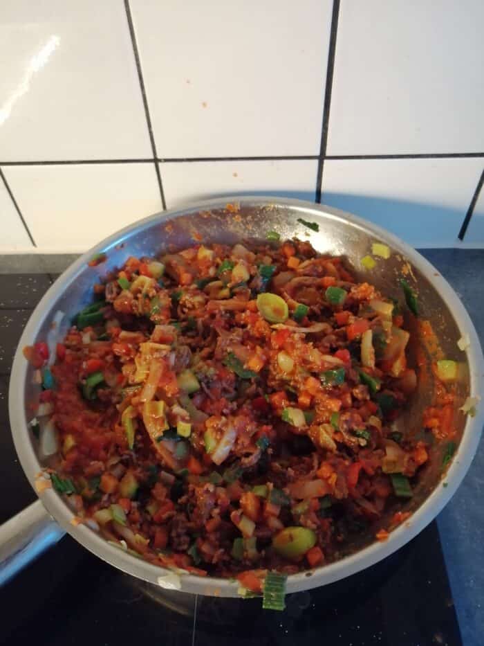 gehakt met tomatensaus