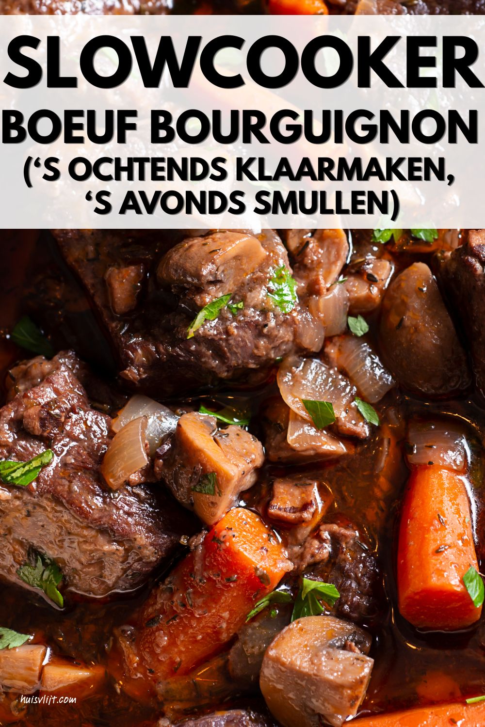 slowcooker boeuf bourguignon