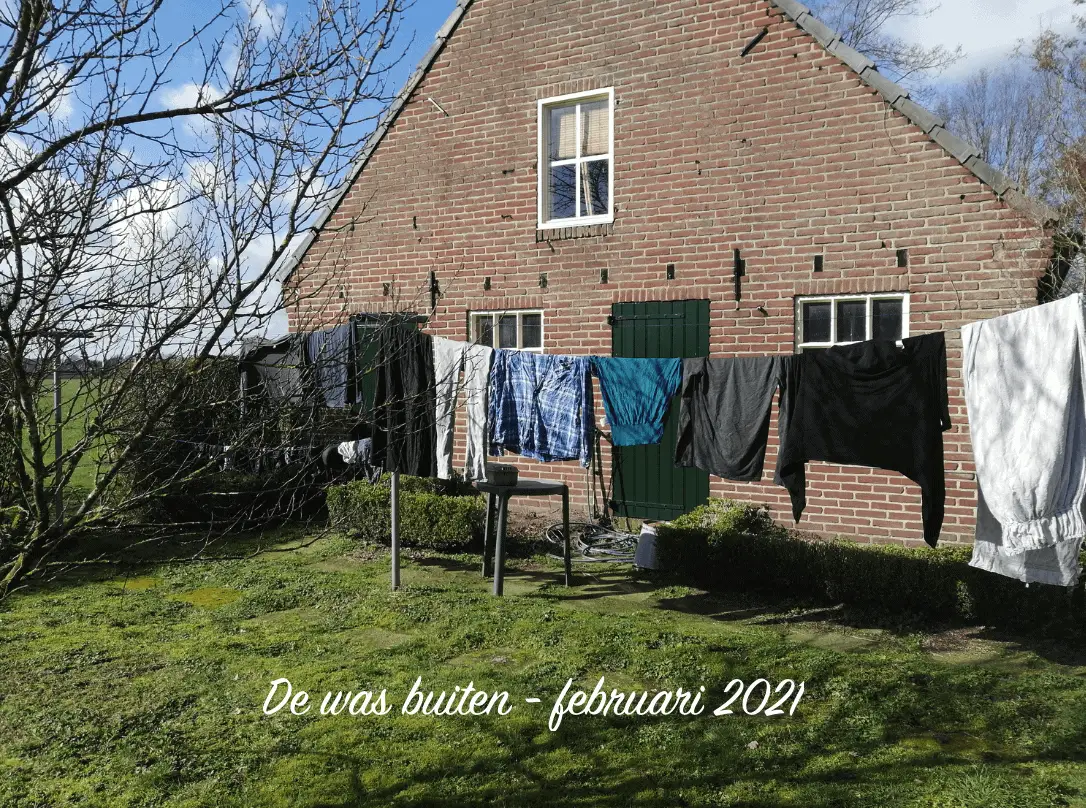 Het kan weer: de was buiten drogen!