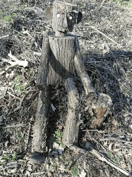 Natuurkunst: Houten Klaas