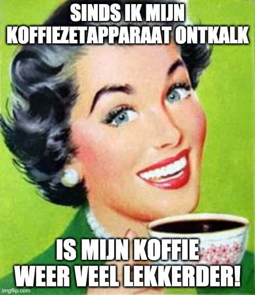 koffiezetapparaat ontkalken