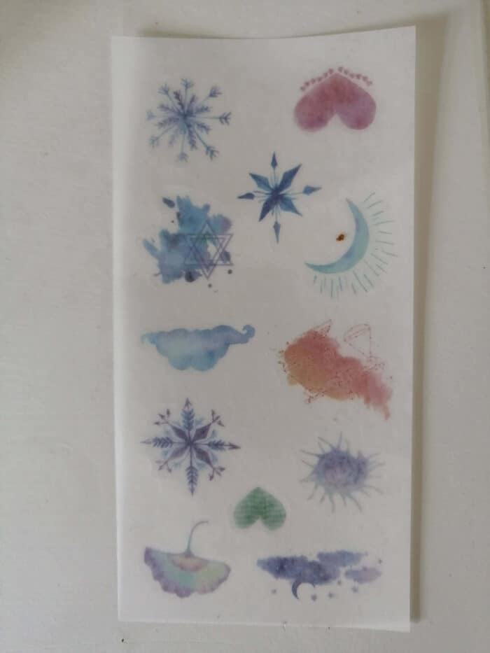 washi stickers