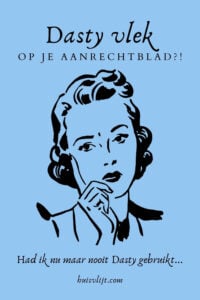 vlekken uit aanrecht verwijderen