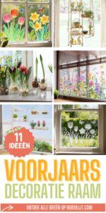 voorjaars decoratie raam ideeen