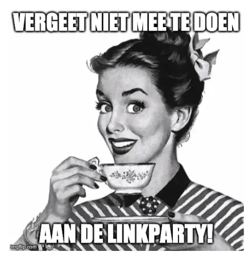 Zonnige woensdag + Wekelijkse Linkparty Reminder!