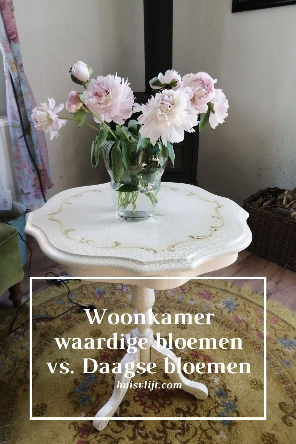 Woonkamer waardige bloemen versus Keukenbloemen